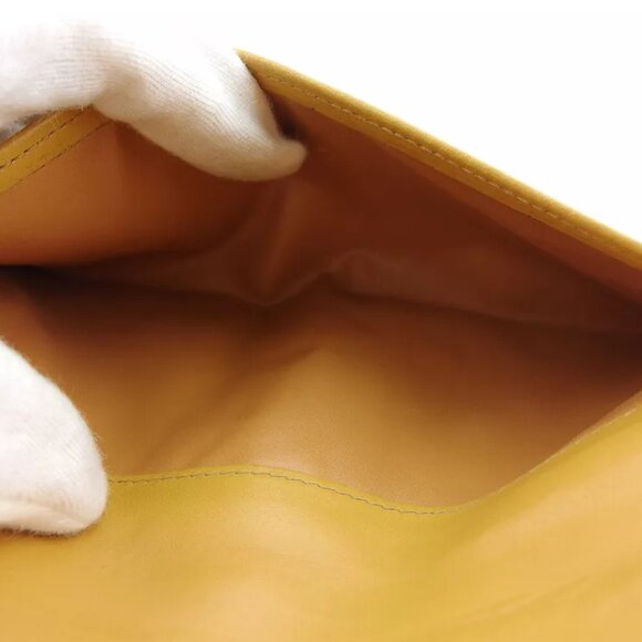 CELINE wallet macadam beige PVC ?~ leather Authentic used - Picture 6 of 9